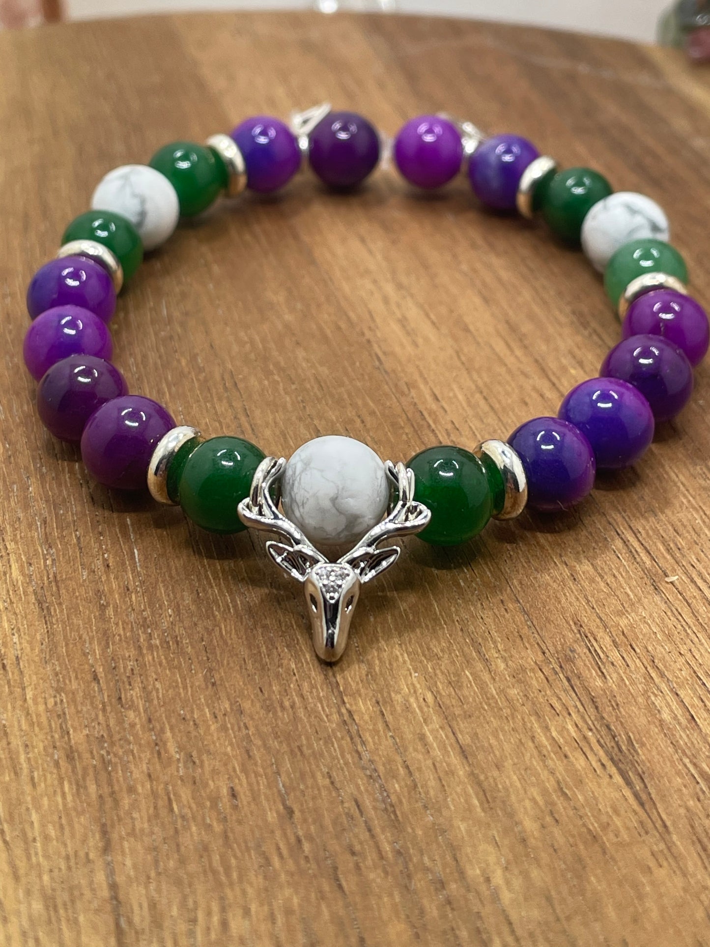 Retro Milwaukee Bucks Gemstone Bracelets