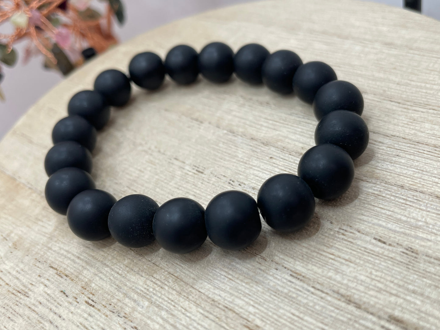 Matte Black Onyx 10mm Bracelet