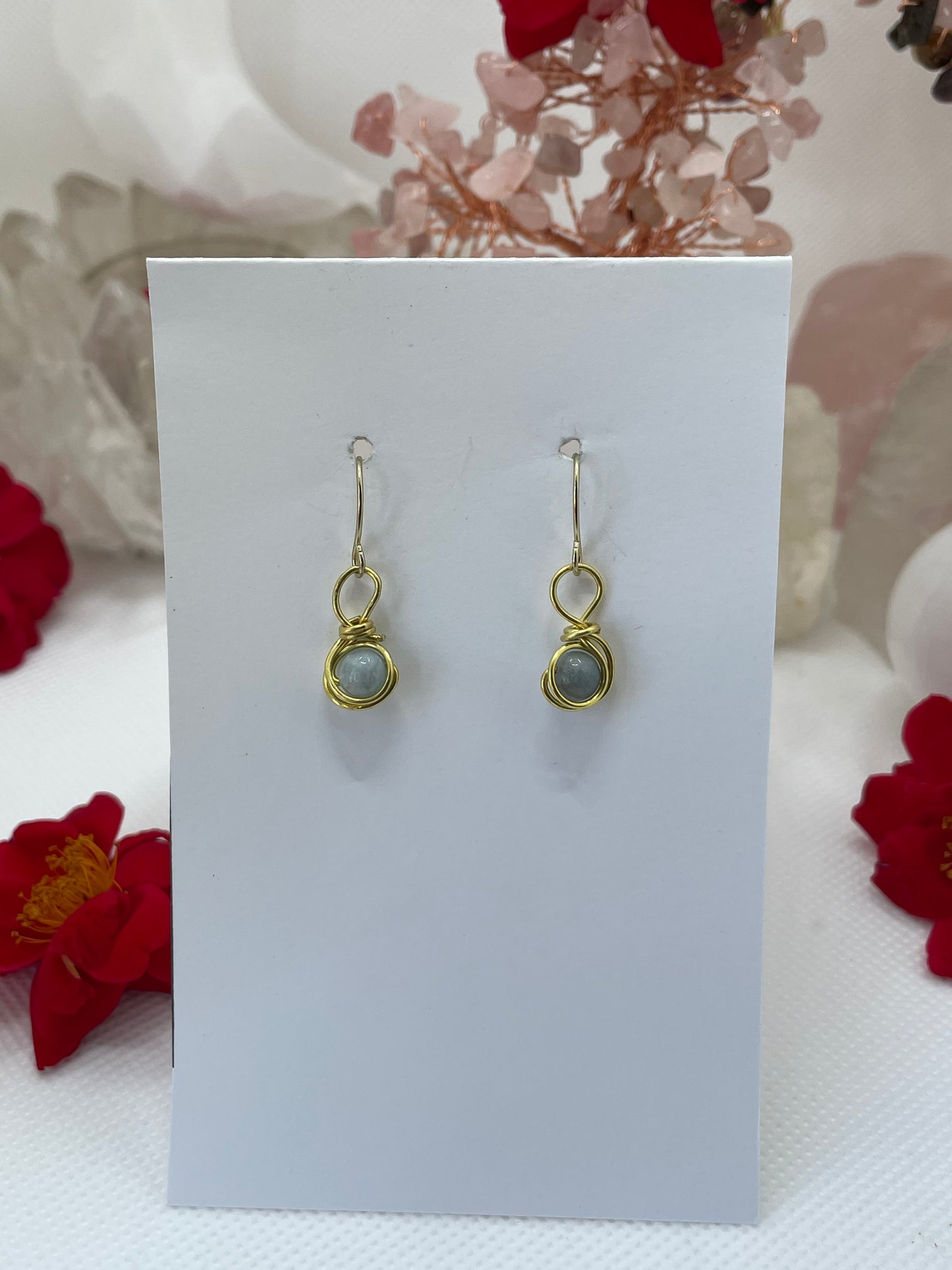 Aquamarine Dangle Earrings