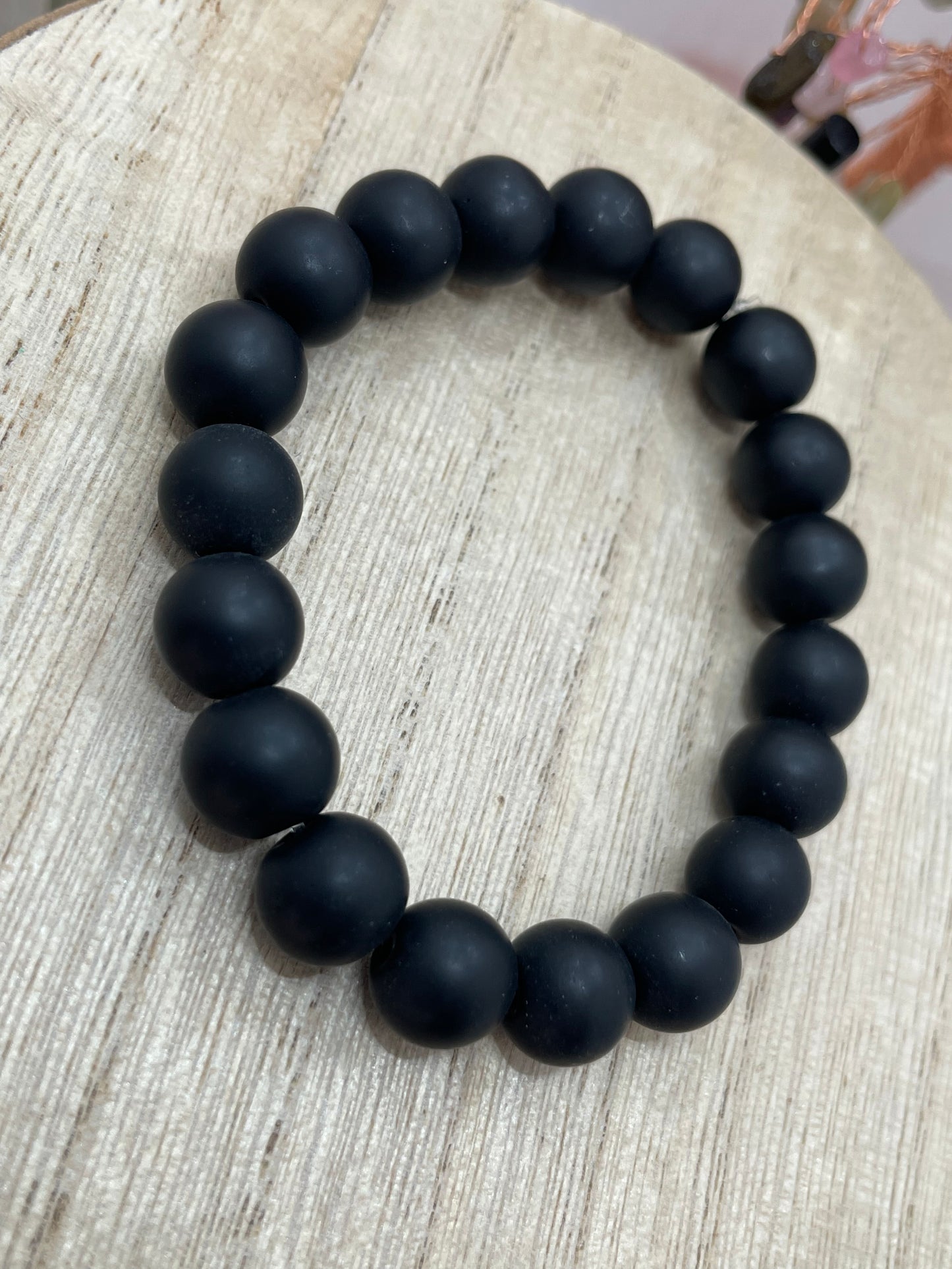 Matte Black Onyx 10mm Bracelet