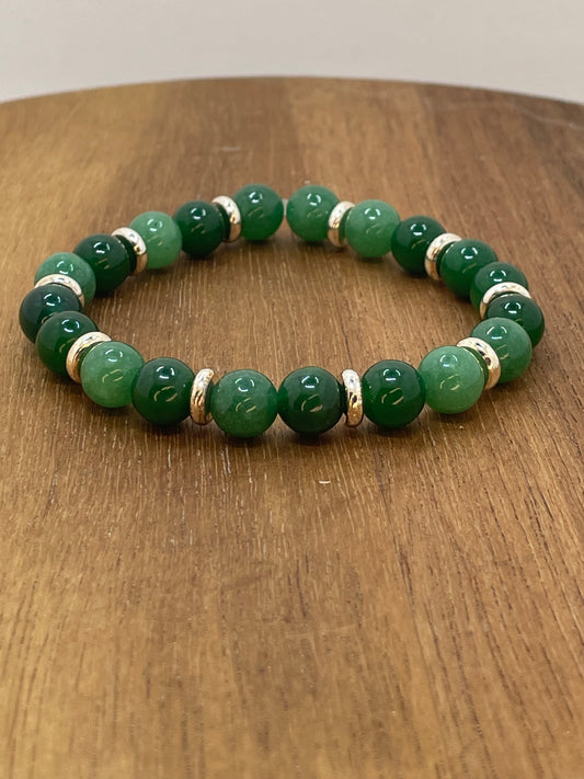 Green Jade 8mm Bracelets